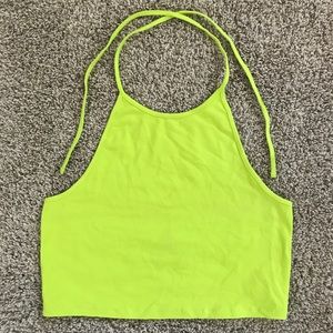 Lime Green Halter Top